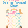 Free Kids Sticker Reward Chart Printable | Sticksy Prints Australia