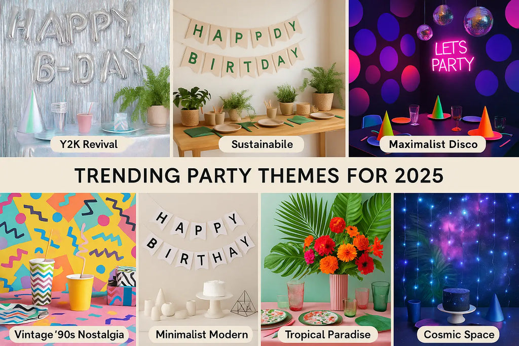 Trending Party Themes 2025 - Sticksy Prints Australia
