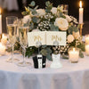 10 Pack of 5 Bride 5 Groom Wedding Name Card Place Stand - Wedding Table Decoration Bomboniere Favour Gift - Sticksy Prints Australia