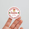 Personalised Christmas Sticker Labels North Pole Santa Special Delivery