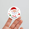 Personalised Kids Christmas Sticker Labels From Santa