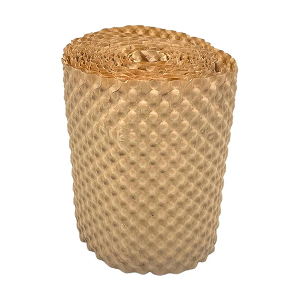 Kraft Bubble Paper Roll 28cm x 50m | Eco Cushioning Packaging Wrap - Sticksy Prints Australia
