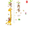 To Grow Taller" Giraffe & Monkey Height Chart - Wall Sticker - Sticksy Prints Australia