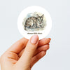 Always With Mum Sticker – Eastern Barred Bandicoot Mother & Joey Tasmanian Wildlife Sticker