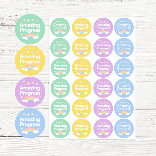 Amazing Progress Pet Training Reward Stickers | Positive Reinforcement Stickers for Dogs & Puppies