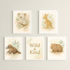 Australian Animal Wall Art Set – “Wild & Kind” (Instant Download A4–A2 + 12x18 + 16x20)