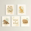 Australian Animal Wall Art Set – “Wild & Kind” (Instant Download A4–A2 + 12x18 + 16x20)