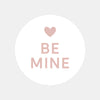 Be Mine Valentine’s Day Stickers – Minimal Romantic Heart Gift Seals