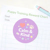 Calm & Kind Pet Training Reward Stickers | Gentle Positive Reinforcement Stickers for Dogs & Puppies - Sticksy Prints Australia
