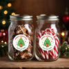 Christmas Tree Gift Stickers β Personalised Name Label - Sticksy Prints Australia