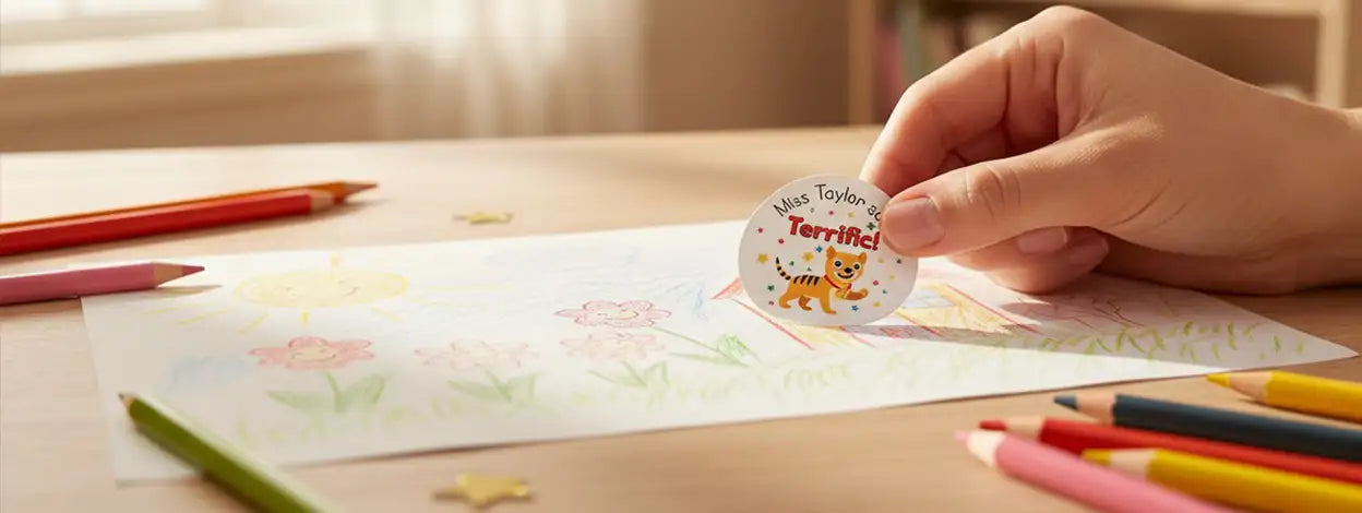 Personalised Teacher Sticker Rewards are Fun and Motivational