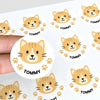 Custom Pet Photo Portrait Label Stickers – Personalised Just for You! - Sticksy Prints Australia