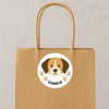 Custom Dog Photo Portrait Label Stickers – Personalised Just for You!