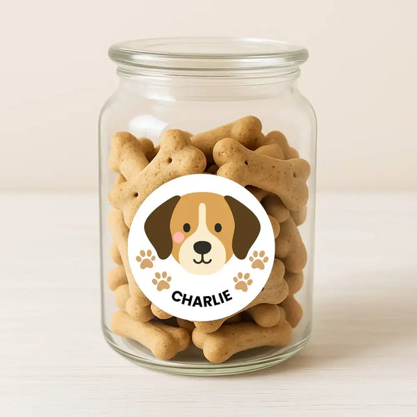 Custom Pet Photo Portrait Label Stickers – Personalised Just for You! - Sticksy Prints Australia