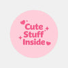 Cute Stuff Inside Stickers | Pretty Packaging Labels for Small Businesses - Sticksy Prints Australia