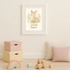 Deer Nursery Wall Art Print – Woodland Animal Watercolour (Digital Download) - Sticksy Prints Australia