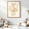Deer Nursery Wall Art Print – Woodland Animal Watercolour (Digital Download) - Sticksy Prints Australia