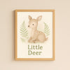 Deer Nursery Wall Art Print – Woodland Animal Watercolour (Digital Download)