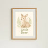 Deer Nursery Wall Art Print – Woodland Animal Watercolour (Digital Download) - Sticksy Prints Australia