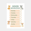 Dog Reward Chart for Kids โ Good Behaviour Printable (A4) (Copy) - Sticksy Prints Australia