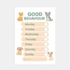 Dog Reward Chart for Kids – Good Behaviour Printable (A4) (Copy)