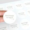 Don’t Forget to Tag Us Stickers | Small Business Packaging Labels - Sticksy Prints Australia