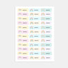 Editable Pastel Rainbow Name Labels – Instant Canva Template (36 Labels) - Sticksy Prints Australia