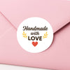 Handmade with Love Stickers Business Stickers