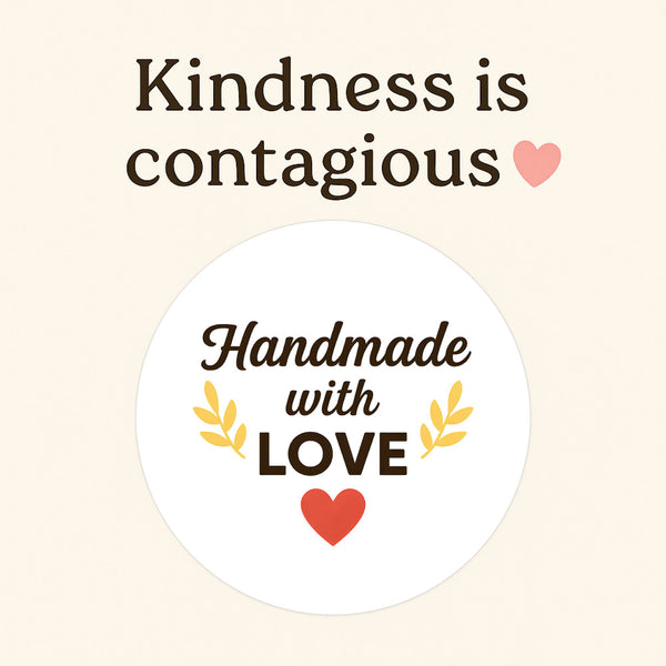 Handmade with Love Stickers Business Stickers