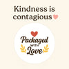 Packaged with Love Stickers For Small Business