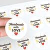 Handmade with Love Stickers Business Stickers