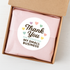 Thank You for Supporting My Small Business Stickers – Rainbow Hearts