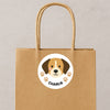 Custom Dog Photo Portrait Label Stickers – Personalised Just for You!