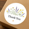 Thank You Stickers | Colourful Wildflower Packaging Labels | Small Business Stickers Australia - Sticksy Prints Australia