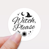 “Witch, Please” (Black & White Edition Candle Label Stickers