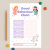 Fairy Good Behaviour Chart for Kids – Printable (A4)