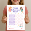 Fairy Good Behaviour Chart for Kids – Printable (A4)
