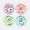 Personalised Rainbow Reward Stickers for Teachers | Colourful Classroom Praise Labels