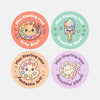 Personalised Art Reward Stickers for Teachers | Creative Classroom Praise Labels