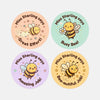 Personalised Bee Reward Stickers for Teachers | Cute Classroom Praise Labels