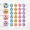 Personalised Seal Teacher Reward Stickers | Cute Ocean Animal Classroom Praise Labels