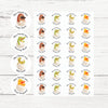 Personalised Hatching Baby Animals Teacher Reward Stickers Labels