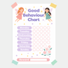 Fairy Good Behaviour Chart for Kids – Printable (A4)