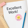 Personalised Rainbow Star Reward Stickers for Teachers | Bright Classroom Praise Labels