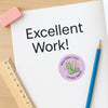 Personalised Bookworm Reward Stickers for Teachers | Cute Reading Classroom Praise Labels