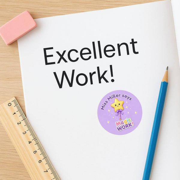 Personalised Positive Choice Reward Stickers for Teachers | Classroom Praise Labels
