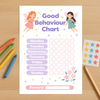 Fairy Good Behaviour Chart for Kids – Printable (A4)