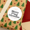 Personalised Merry F*ing Christmas Stickers Labels