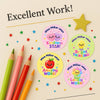 Personalised Bright Classroom Reward Stickers for Teachers | Colourful Praise Labels