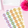 Personalised Giraffe Reward Stickers for Teachers | Cute Classroom Praise Labels